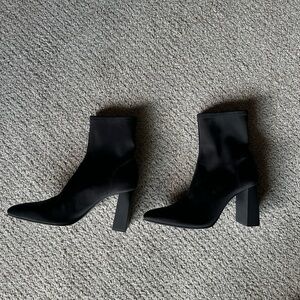 Elegant Black Women's Ankle Sock Boots